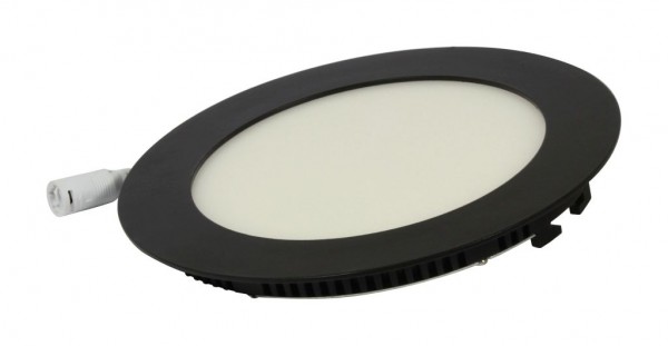 Synergy 21 LED light panel round 12W 24V dual white (CCT) V3 black