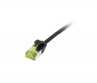 Patchkabel RJ45, CAT6A 500Mhz,  0.5m, schwarz, U/FTP, slimline rund d=3,8mm, TPE/LSZH(Superflex), AWG32, mit CAT7 Rohkabel, Synergy 21 Patchkabel RJ45, CAT6A 500Mhz,  0.5m, schwarz, U/FTP, slimline rund d=3,8mm, TPE/LSZH(Superflex), AWG32, mit CAT7 Rohkabel, Synergy 21