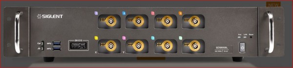 Siglent SDS6104L Digitales Speicheroszilloskop / Das SDS6104L ist ein Speicheroszilloskop bietet eine Bandbreite von 1 GHz, sowie 4 analoge Kanäle und 16 digitale Kanäle
