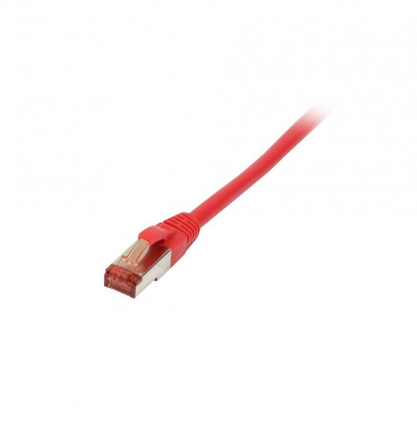 Patchkabel RJ45, CAT6 250Mhz,10m rot, S-STP(S/FTP),TPE/LSZH(Superflex), Synergy 21,