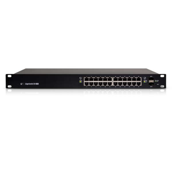 Ubiquiti EdgeSwitch 24 / 24 Gigabit RJ45 Ports / 2 SFP Ports / 250W / PoE+ / ES-24-250W