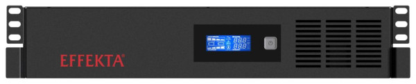 Effekta Line-Interaktive-USV, 600VA,19"/2HE, 12min bei cos phi 0,7, USB, Serie OFFICE