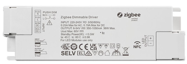 Synergy 21 LED Controller EOS 10 ZigBee CC Controller+Netzteil 1-Kanal 36W