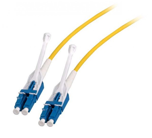 LWL-2-Faser-Patchk. 5mtr.LC-LC, 9/125um,OS2, Uniboot, AD=3mm,