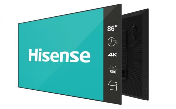 Hisense 86 Zoll 4K UHD Digital Signage Display - 18/7 Operation