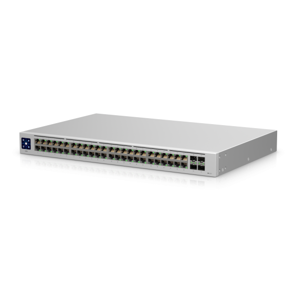 Ubiquiti Switch smart managed Layer2 52 Port • 48x GbE • 4x SFP • 19" • Lüfterlos • UniFi • USW-48