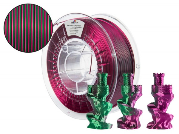 Filament Spectrum · PLA Magic SILK · RASPBERRY BLUSH · 1.75mm · 1kg