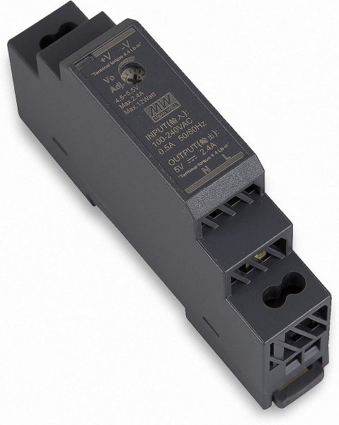 ALLNET replacement power supply - 5V / 2.4A 12W Mean Well top-hat rail HDR-15-5