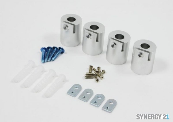 Synergy 21 LED light panel accessories mounting kit cylinder for V1+V2 panel white