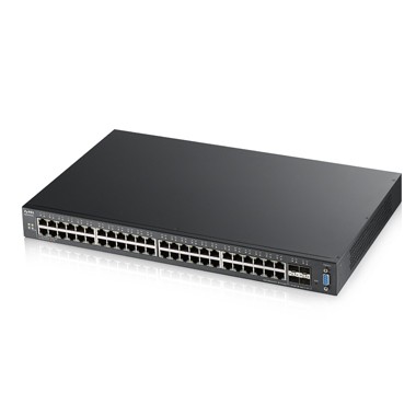 Zyxel Switch full managed Layer3 52 Port • 48x 1 GbE • 4x SFP+ • 19" • NebulaFlex Pro • XGS2210-52
