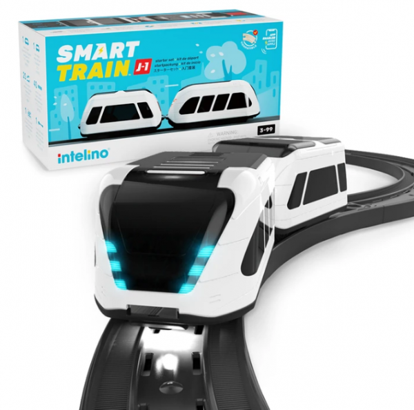 Intelino MINT Eisenbahn &quot;Smart Train&quot; ab 3 Jahren - 4 Programmiermodi bis hin zu Phyton