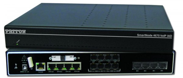 Patton SmartNode 4671 ADSL IAD, 2 BRI, 2 FXS, 2 FXO, HPC