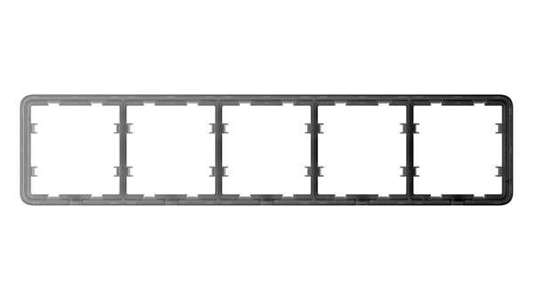 Ajax Homeautomation LightSwitch / Outlet Frame (5 seats) horizontal