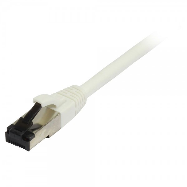 Patchkabel RJ45, CAT8.1 2000Mhz, 1.5m, weiss, S-STP(S/FTP), TPE(Ultra SuperFlex), AWG26, Synergy 21