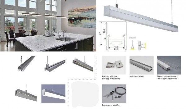 Synergy 21 LED U-profile 200cm, ALU028