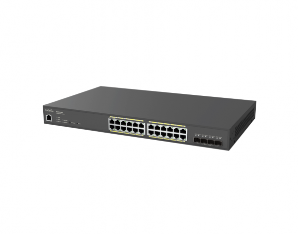 EnGenius Switch full managed Layer2+ 28 Port Â• 24x 1 GbE Â• PoE Budget 240W Â• 24x PoE at Â• 4x SFP+ Â• 19&quot; Â• ECS1528P Â• EnGenius Cloud