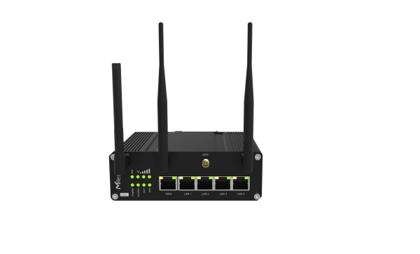 Milesight IoT Industrial Cellular Router, UR35-L04EU-G-P-W 3G / 4G / Wi-Fi / POE