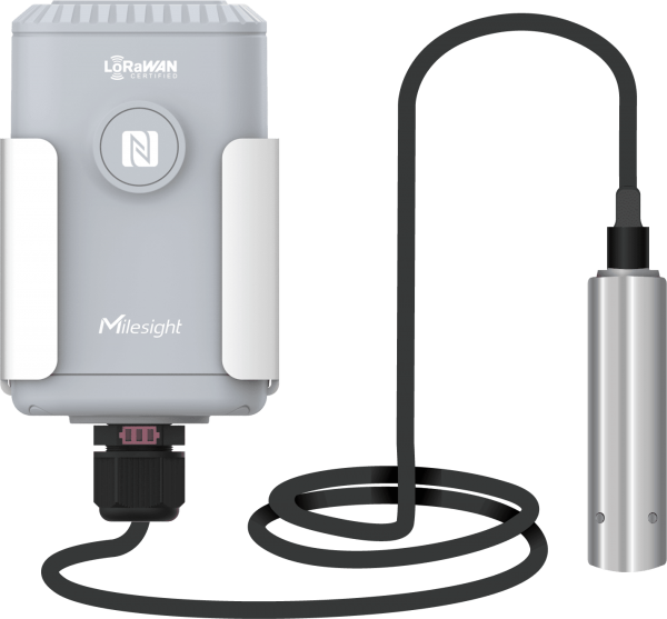 Milesight IoT Submersible Water Level Sensor, EM500-SWL-868M-L005 LoRaWAN / Range 5m / IP67