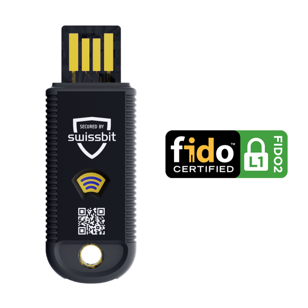 Swissbit iShield Key Pro USB-A/NFC Security Key Retailverpackung