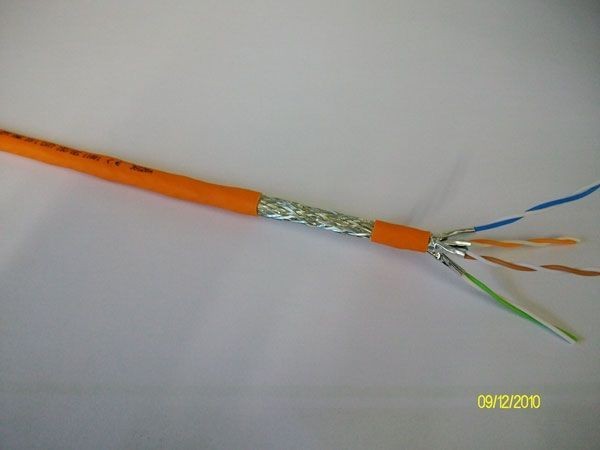 Voka 1000MHz Kabel CAT7 Halo S-STP(S/FTP) SLAN 500m Trommel, Orange, Cca,