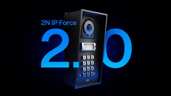 2N Gegensprechanlage EntryCom IP Force 2.0 - 1 Ruftaste (IP69) mit Kamera &amp; Piktogramm/Kartenleser optional