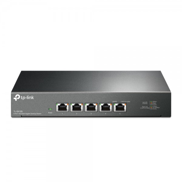 TP-Link - TL-SX105 - 5-Port 10G Multi-Gigabit Desktop Switch