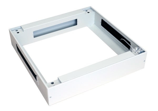 ALLNET 19"Schrank, zbh. Sockel, B800/T 800mm, Lichtgrau, für