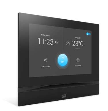 2N Innensprechstelle Indoor View für alle EntryCom mit WLAN *schwarz*