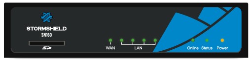 Stormshield Appliance SN160 - 5 x 10/100/1000 interfaces (2 zones)