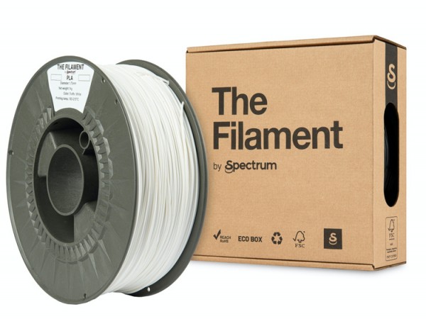 The Filament · PLA · TRAFFIC WHITE · 1.75mm · 1kg