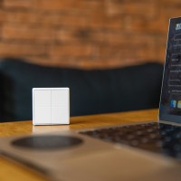 Shelly - Plug & Play - "Blu Wall Switch 4" - Wall switch - 4-way - 16 actions - White Shelly - Plug & Play - "Blu Wall Switch 4" - Wall switch - 4-way - 16 actions - White