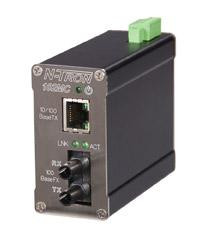 Red Lion 102MCE-ST-80 - Industrial Media Converter (10/100BaseTX to 100BaseFX), ST 80km