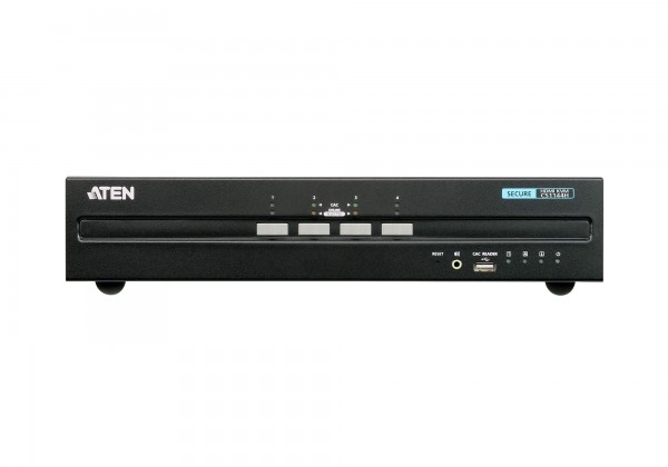 Aten KVM-Switch 4-fach Audio/HDMI, USB, Secure, Dual Display,