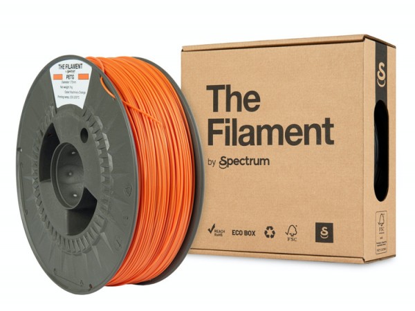 The Filament · PETG · MACHINERY ORANGE · 1.75mm · 1kg