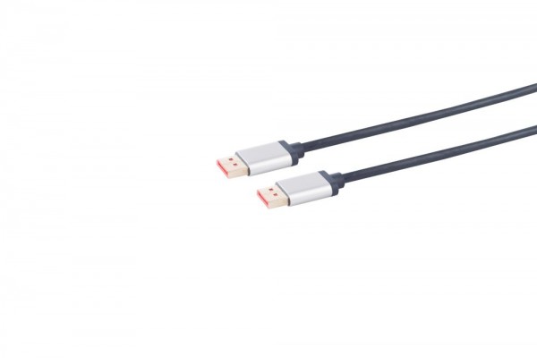 Kabel Video DisplayPort 1.4, ST/ST, 1.0m, Ultra HQ 8K @60hz, Aluminium Stecker,