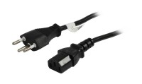 Netzkabel 230V Schweiz(Stecker)J12/Kaltgeräte IEC-C13(Buchse), 2m, Black, Synergy21 Netzkabel 230V Schweiz(Stecker)J12/Kaltgeräte IEC-C13(Buchse), 2m, Black, Synergy21