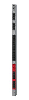 Bachmann PDU, Steckdosen, 24xDosen(C13)+ 6xCEE7/3 -&gt; Zuleitung 3m, 16A, mit Stecker CEE 3P 16A rot,