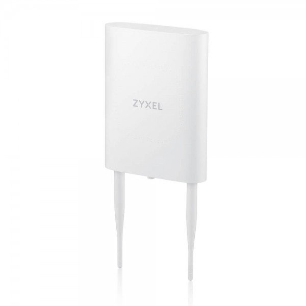 Zyxel Wireless AP WIFI6 Â• AX1800 Â• 2x2 Â• Outdoor Â• 1x 1 GbE PoE at Â• NWA55AXE Â• IP55 Â• NebulaFlex