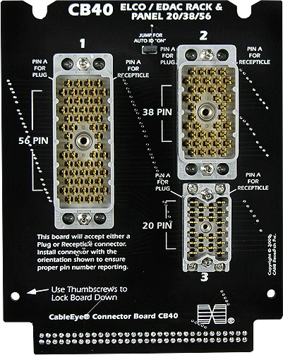 CableEye 770 / CB40 interface board (Elco/Edac 20/38/56-pin)