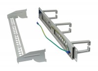 Preview: Keystone, Modulträger, 19"Patchpanel für 16xTP-Modul, 1HE(t 92mm), Lichtgrau, mit Kabelbügel, Synergy 21, Preview: Keystone, Modulträger, 19"Patchpanel für 16xTP-Modul, 1HE(t 92mm), Lichtgrau, mit Kabelbügel, Synergy 21,