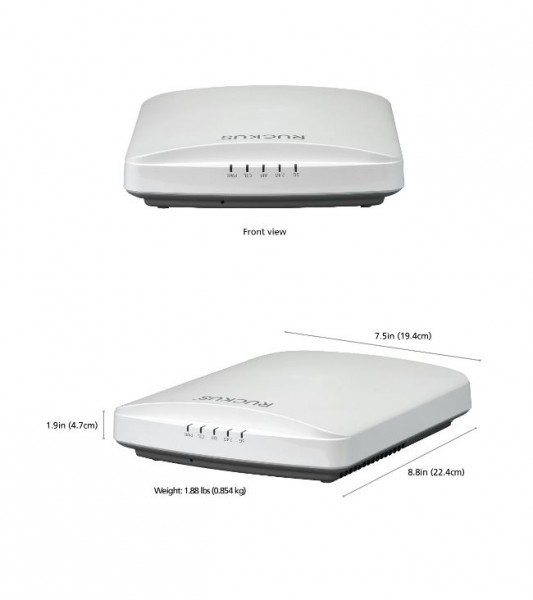 CommScope RUCKUS Wireless Access Point R650 / Dual-band / 802.11abgn.ac.ax / 4x4:4 + 2x2:2 Streams / 901-R650-WW00