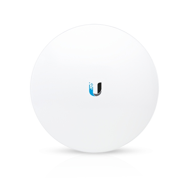 Ubiquiti airFiberX dish antenna, 5GHz 23dBi, slant 45 degrees