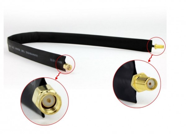 ALLNET antenna cable/window feedthrough SMA(M) SMA(F) 50