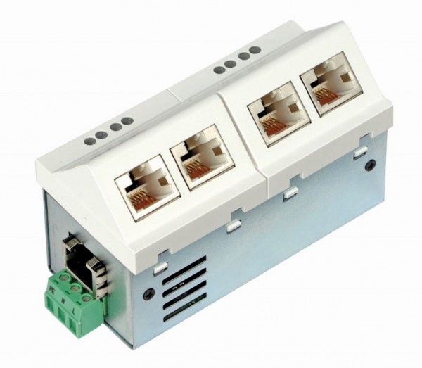 Microsens 5 Port Fast Ethernet Installations-Switch, 5 x RJ45, MS450330M-G6+