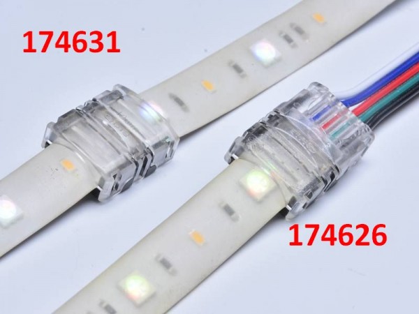 Synergy 21 LED FLEX strips add. Simple connection of strips to cable 12mm RGB-W IP65/54