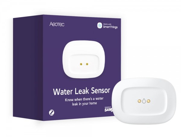 Aeotec Smart Things · &quot;Waterleak Sensor&quot; · Wasserleckagesensor · Zigbee