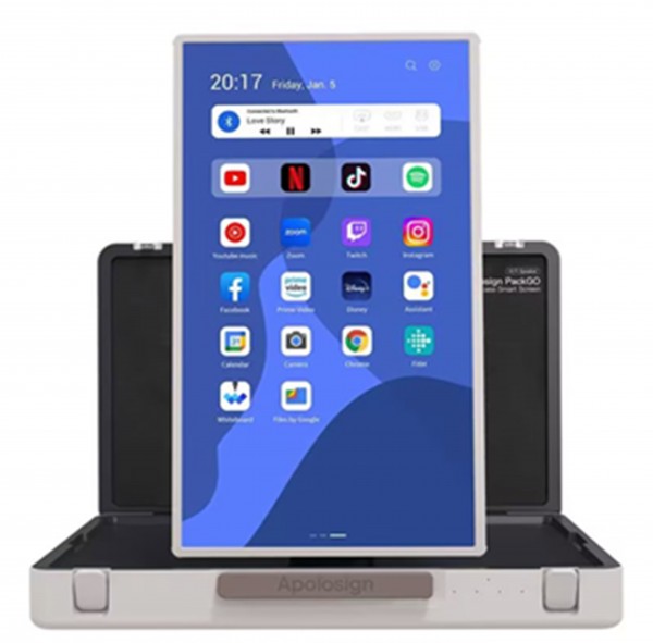 ALLNET Presentation Suitcase High Performance Display 27 Zoll, Android 13, RK3588, HDMI In, Koffer