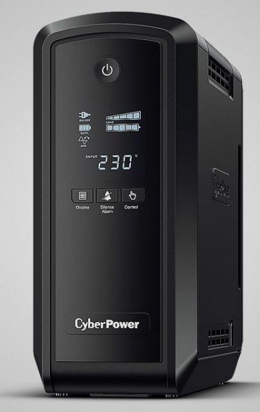 CyberPower USV, PFC-Serie, 1600VA/1000W, Line-Interactive, USB, reiner Sinus, Schutzkontaktdosen/IEC C13,
