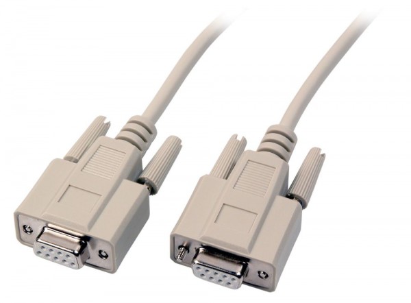 Kabel Seriell DB9pol=&gt;DB9pol Bu/Bu 2,0mEK152.2, 1:1 belegt,