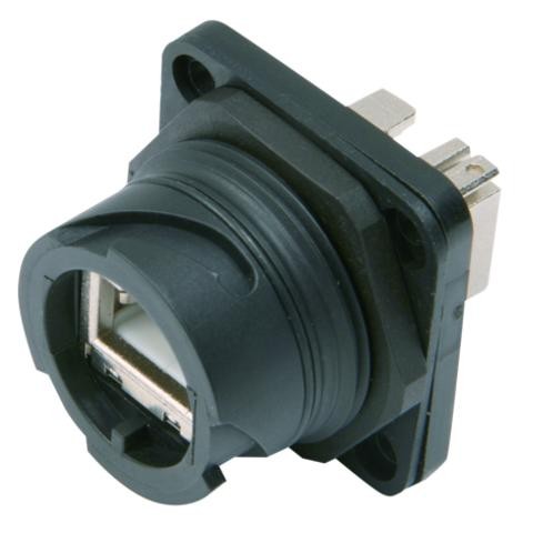 Telegärtner RJ45-Kupplung mit Flanschset STX V1 CAT6